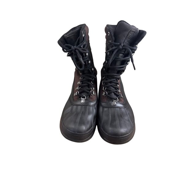 Sorel Mens NM1875-908 Waterproof Winter Boots Size 10 Black & Brown - Picture 2 of 14